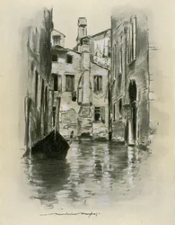 Straße in Venedig